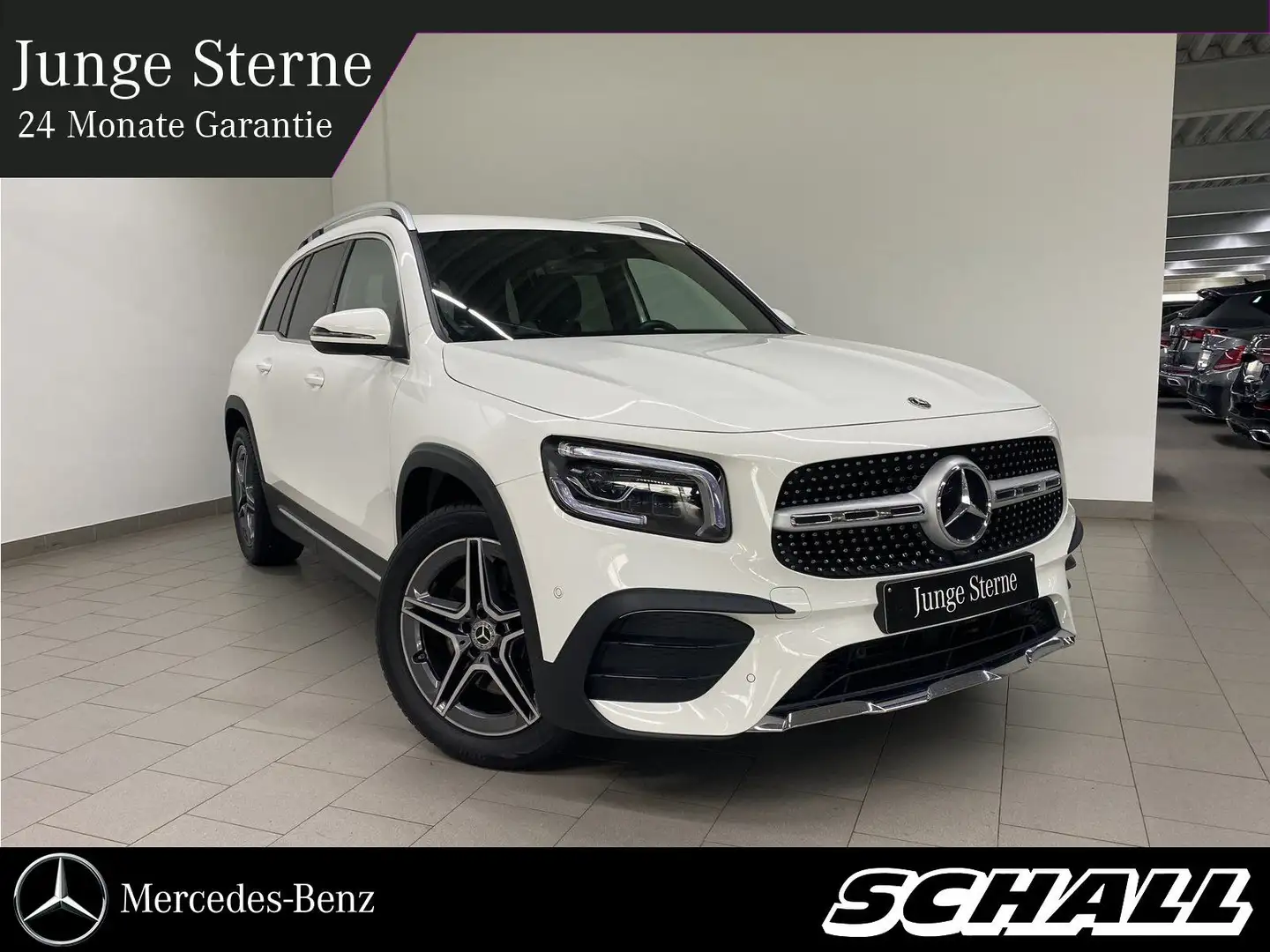 Mercedes-Benz GLB 250 4M AMG+MULTI LED+MBUX HIGH END+KAM+SPUR Weiß - 1