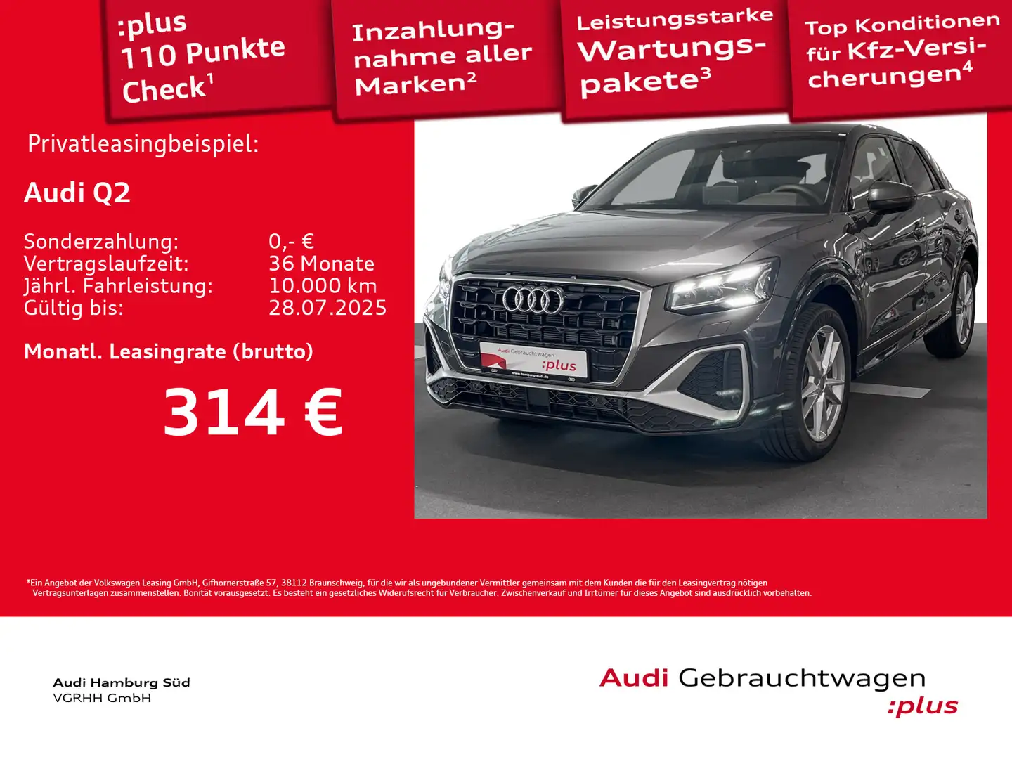 Audi Q2 35 TFSI S tronic 2xS LINE/NAVI/MATRIX/KAMERA Gris - 1