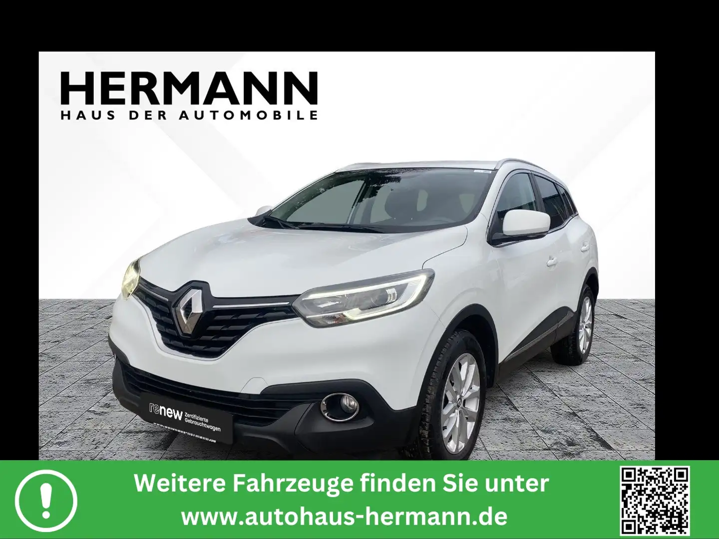 Renault Kadjar 1.2 TCe 130 ENERGY Experience LED*2xKlima Weiß - 1