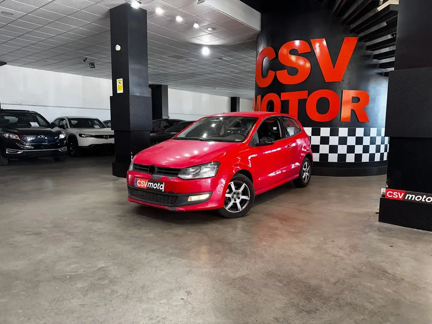 Volkswagen Polo 1.6TDI Advance 90 Piros - 2