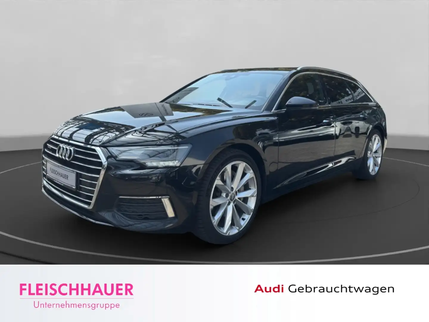 Audi A6 Avant 45 TDI quattro AHK Panodach Navi Leder Noir - 1