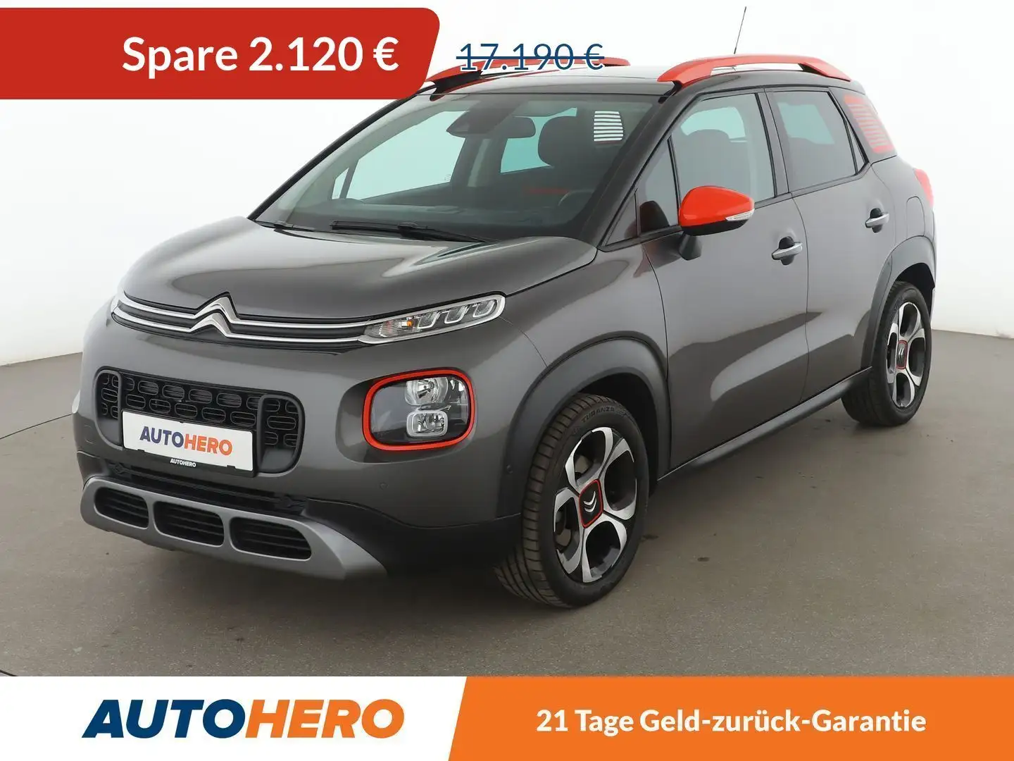Citroen C3 Aircross 1.5 Blue-HDi Shine Aut.*NAVI*CAM*TEMPO* Grau - 1