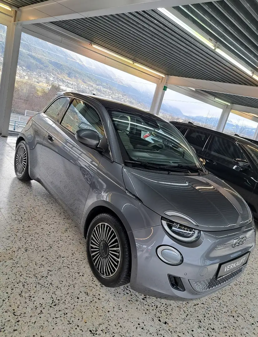 Fiat 500e La Prima Silber - 1