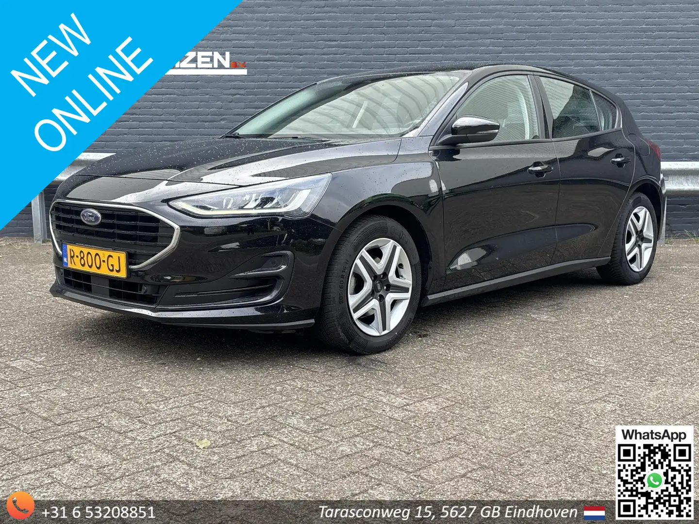 Ford Focus 1.0 EcoBoost Connected | € 8.200,- NETTO! | BEPERK Noir - 1