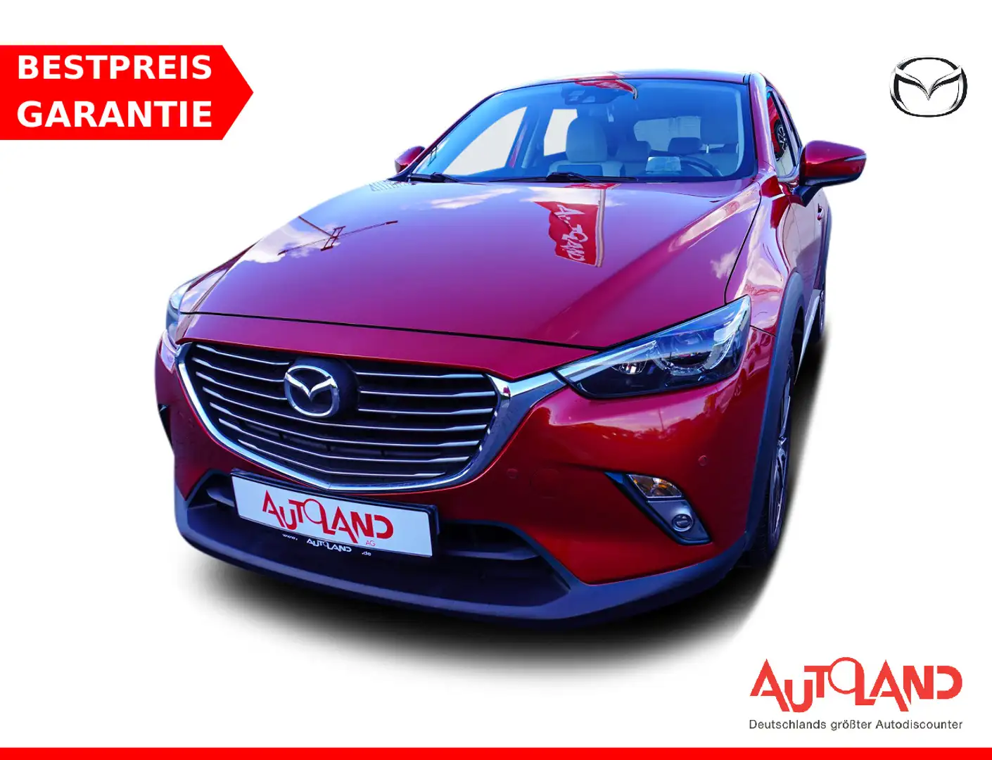 Mazda CX-3 2.0 Sports-Line AWD Head-Up Navi Tempomat Rot - 1