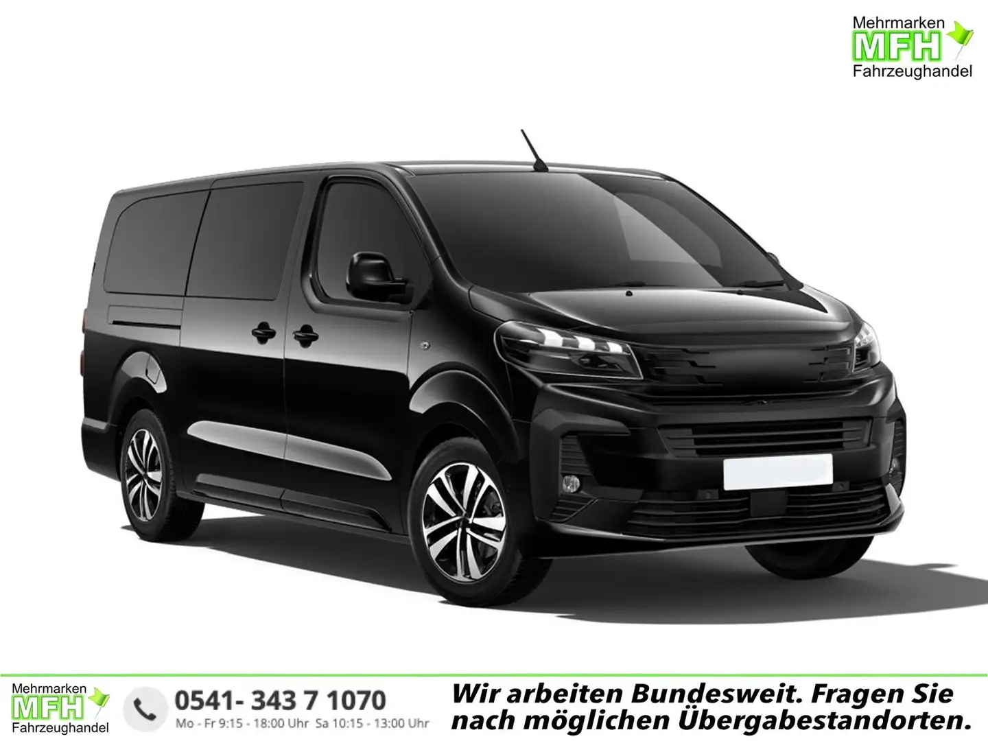 Peugeot Traveller Premium L3 180 BHDI *GLASDACH*NAVI*KAMERA*AHK 1... Negru - 1