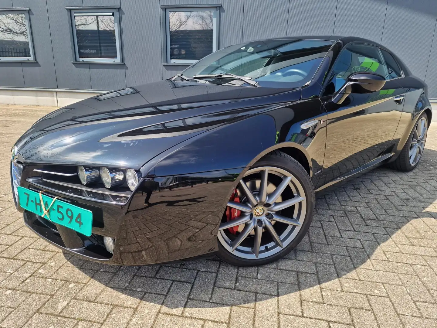 Alfa Romeo Brera 1.7 T Sport TI, sky window, netto € 15.250, nwe ko Negro - 2