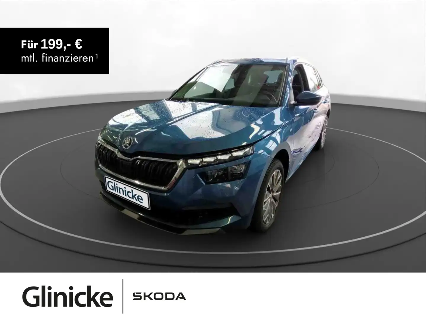 Skoda Kamiq 1.0 TSI Clever LED LM 17" PDC+RFK SmartLin Blu/Azzurro - 1