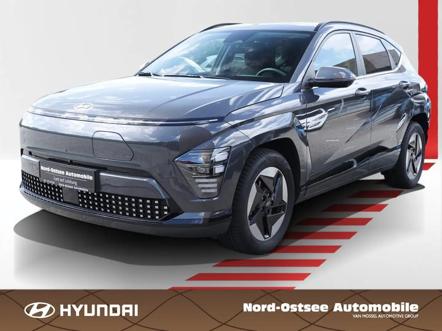 Hyundai KONA EV PRIME 2WD 360° LENKRADHZG HUD BLUETOOTH Grijs - 1