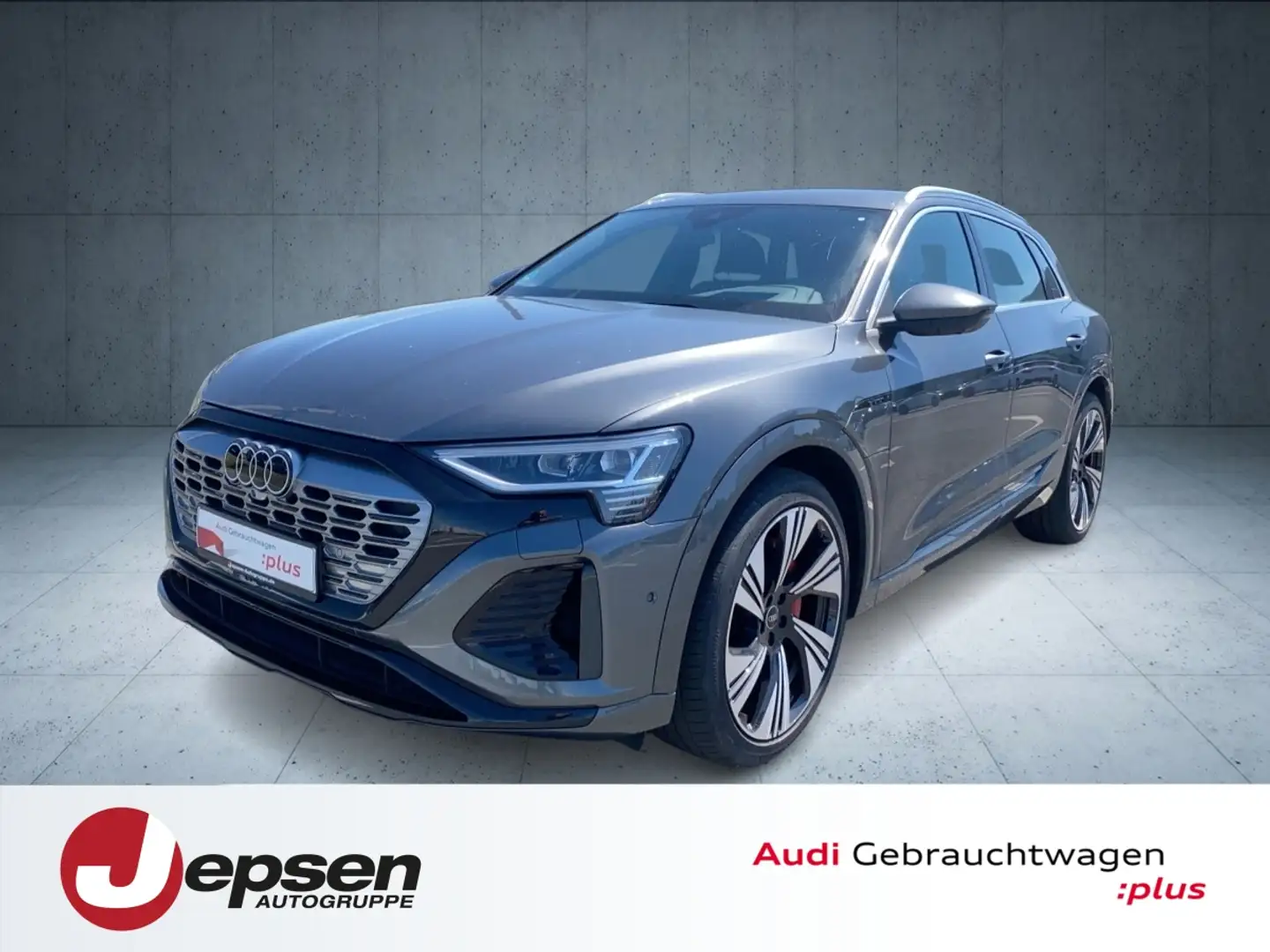 Audi Q8 e-tron S line 55 qu. Matrix HUD 22´ 360ParkAs Grau - 1