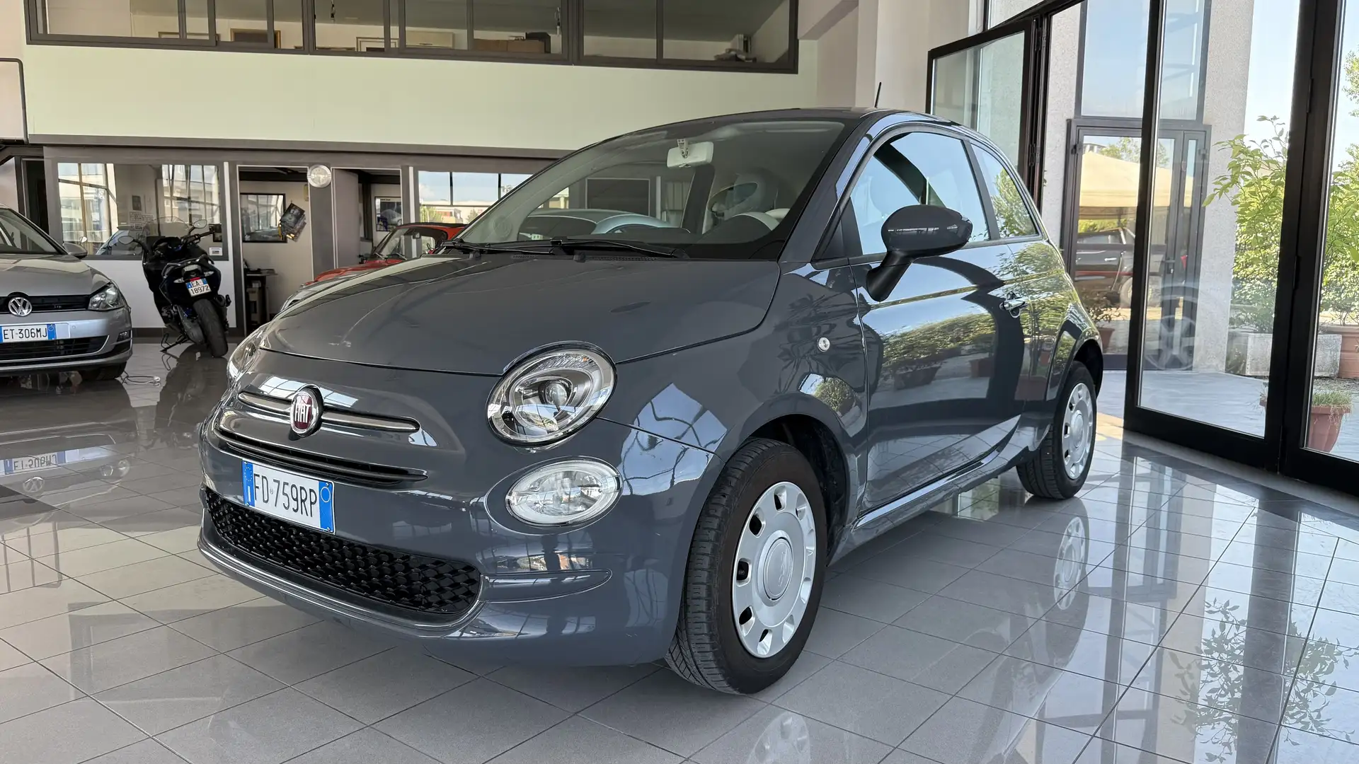 Fiat 500 500 III 2015 1.2 Pop 69cv dualogic Ok NeoPatentati Gris - 2