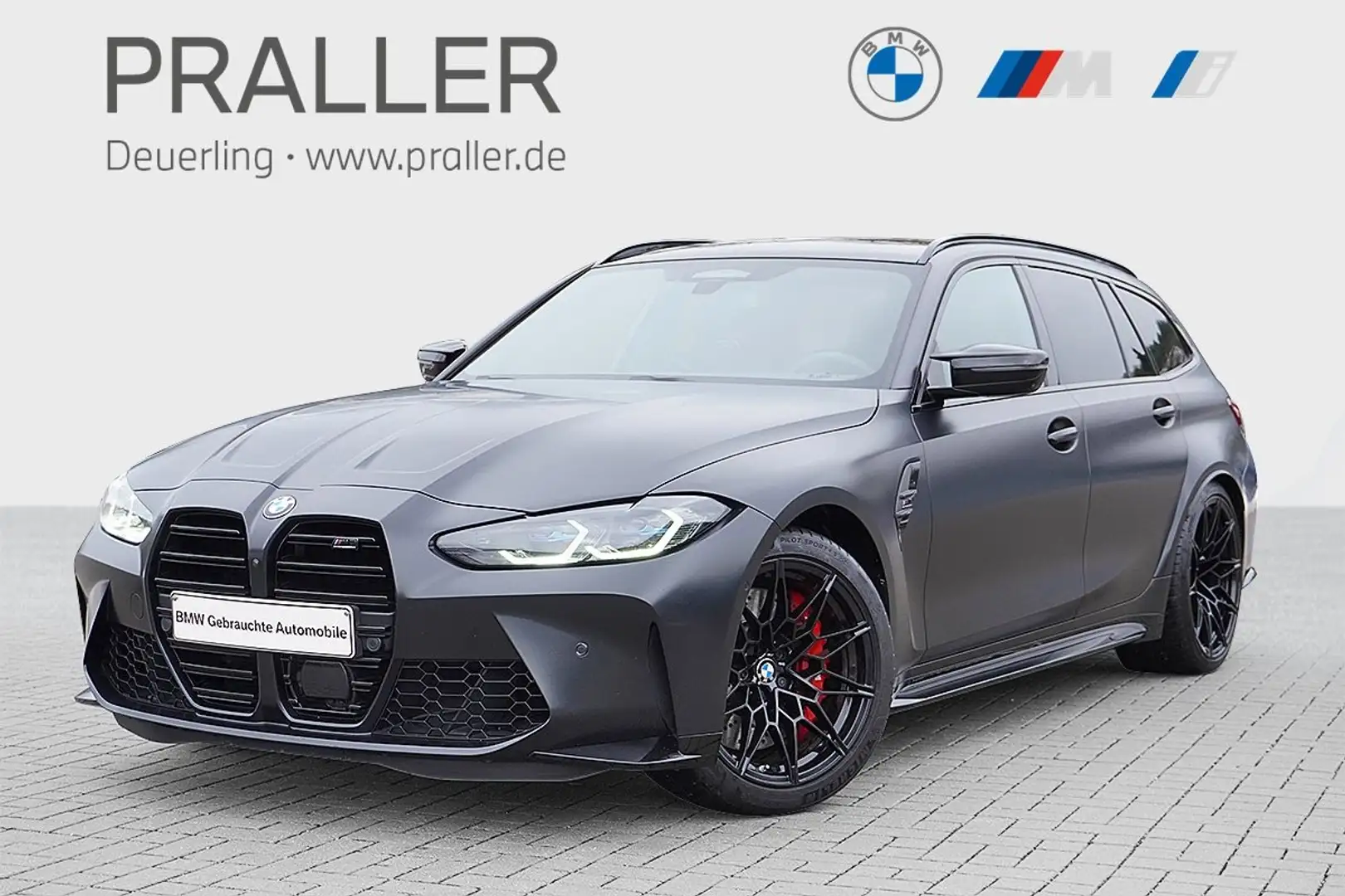 BMW M3 Competition M xDrive Touring FROZEN BLACK HeadUp h Schwarz - 1