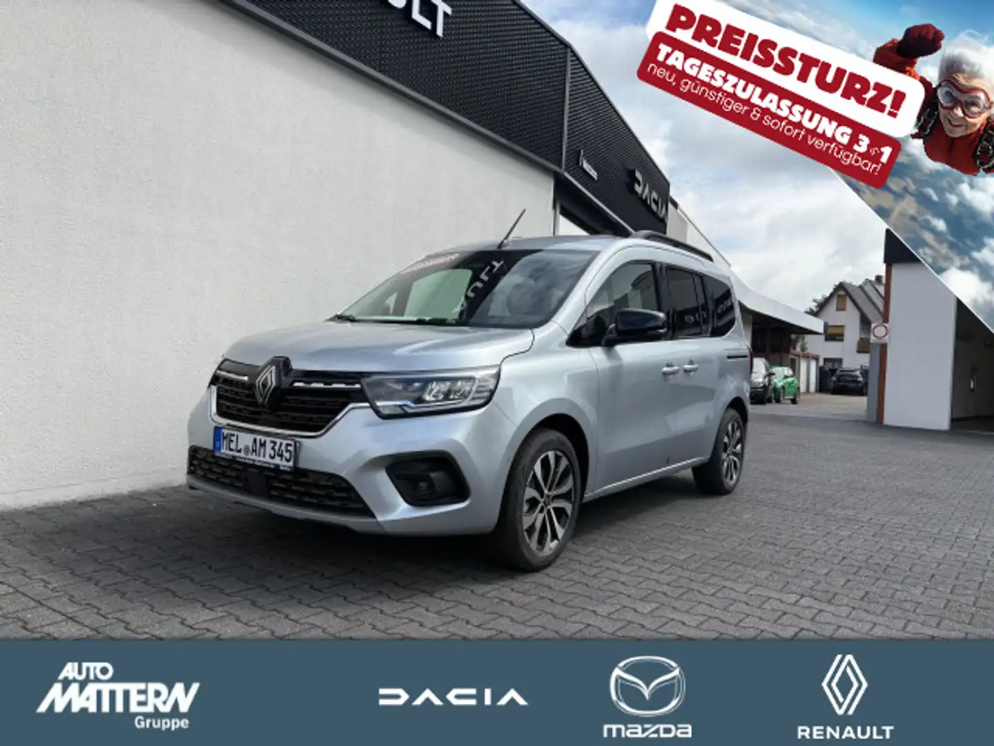 Renault Kangoo III PKW Techno TCe 130 Gris - 1