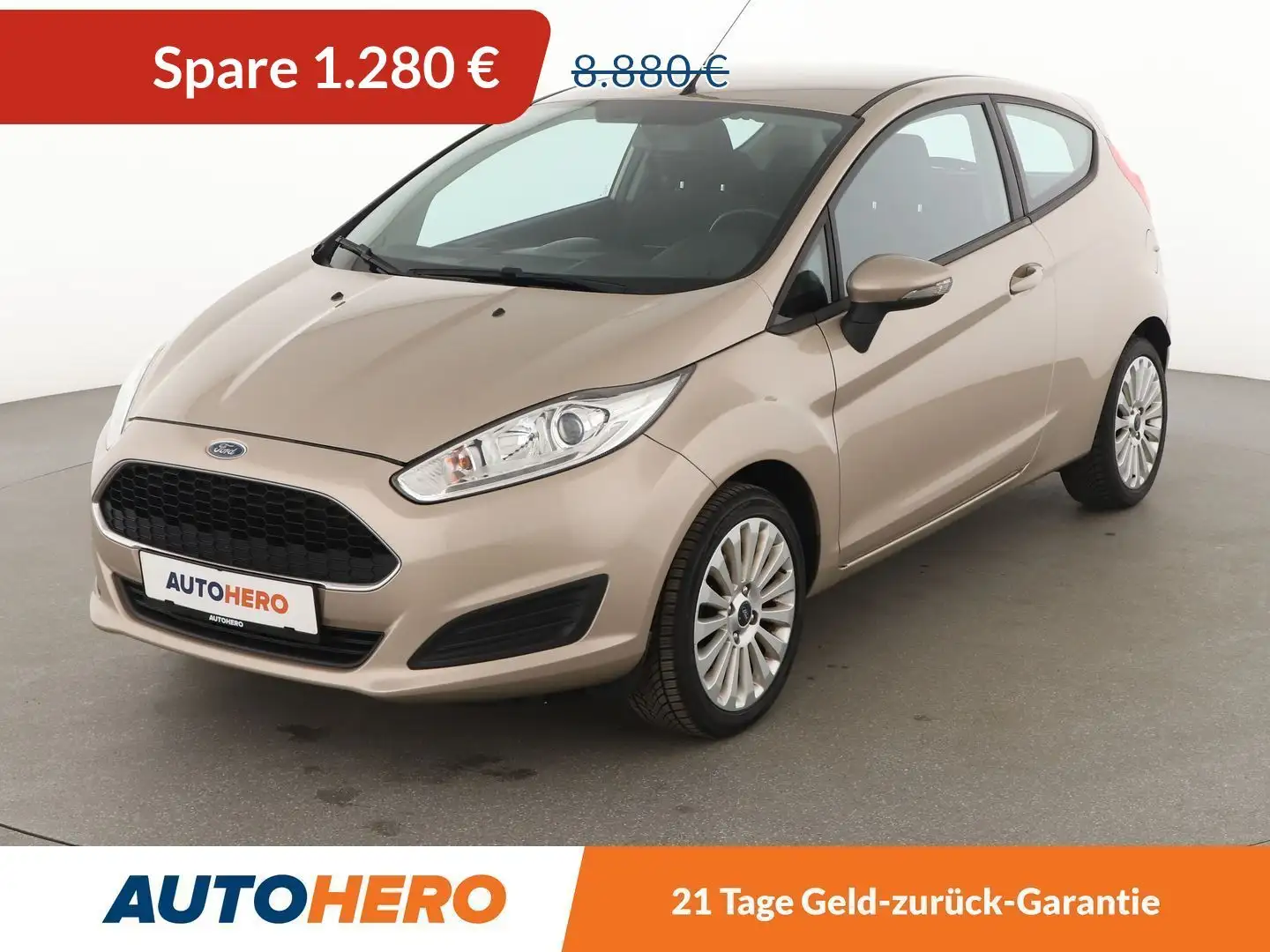 Ford Fiesta 1.25 Trend *SHZ*KLIMA* Бежевый  - 1