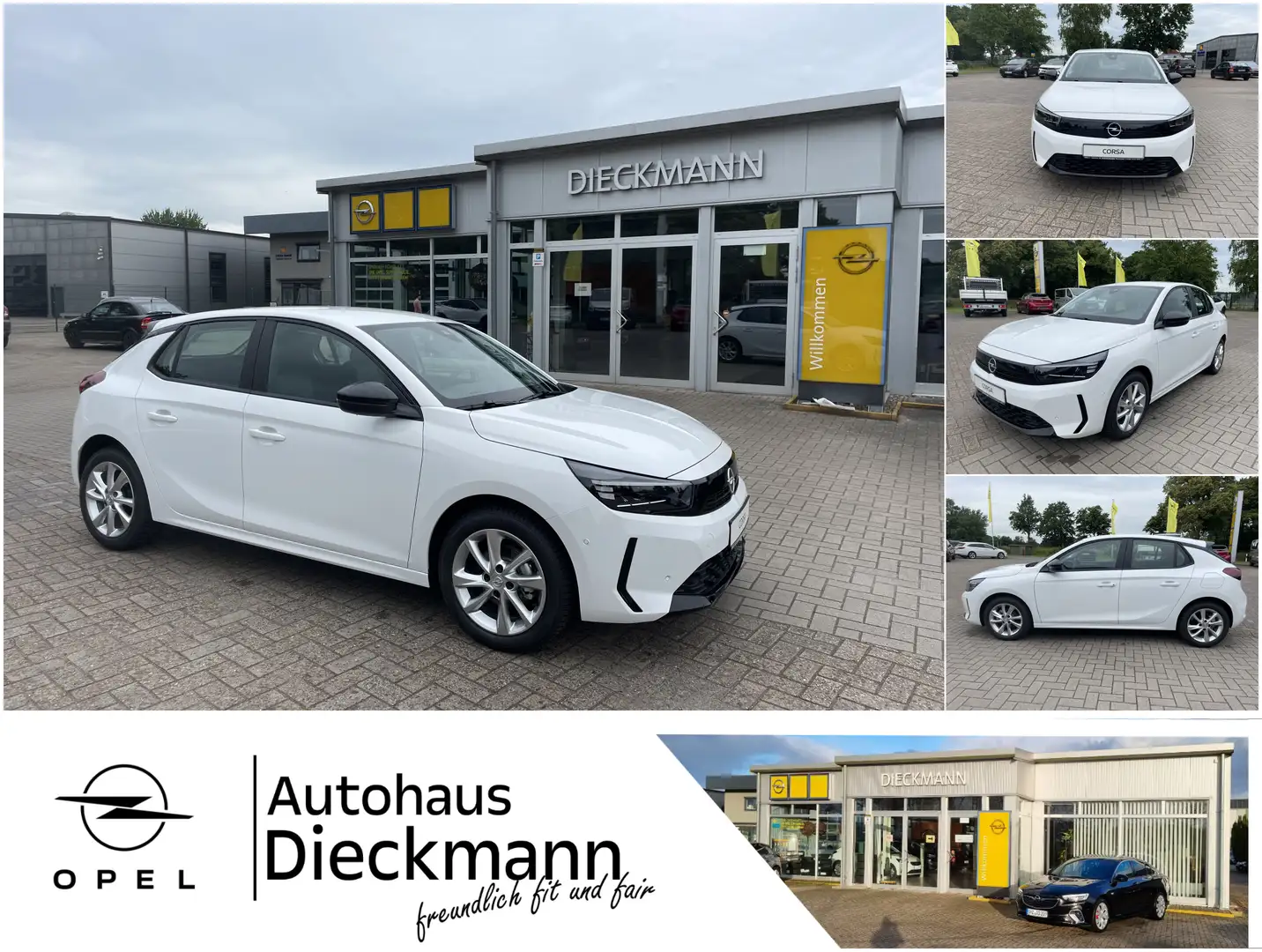 Opel Corsa Corsa Multimedia SHZ RFK PDC V/H Allwetter LM Weiß - 1