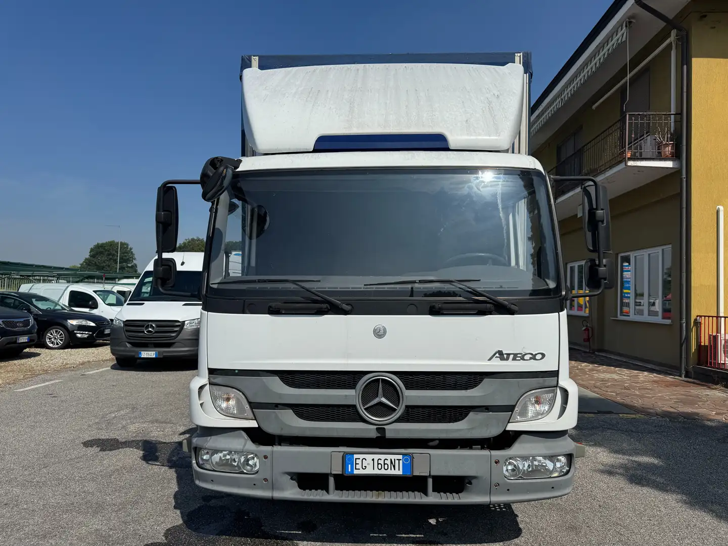 Mercedes-Benz Atego 818 CASSONE CENTINA TELONATO Blanc - 2