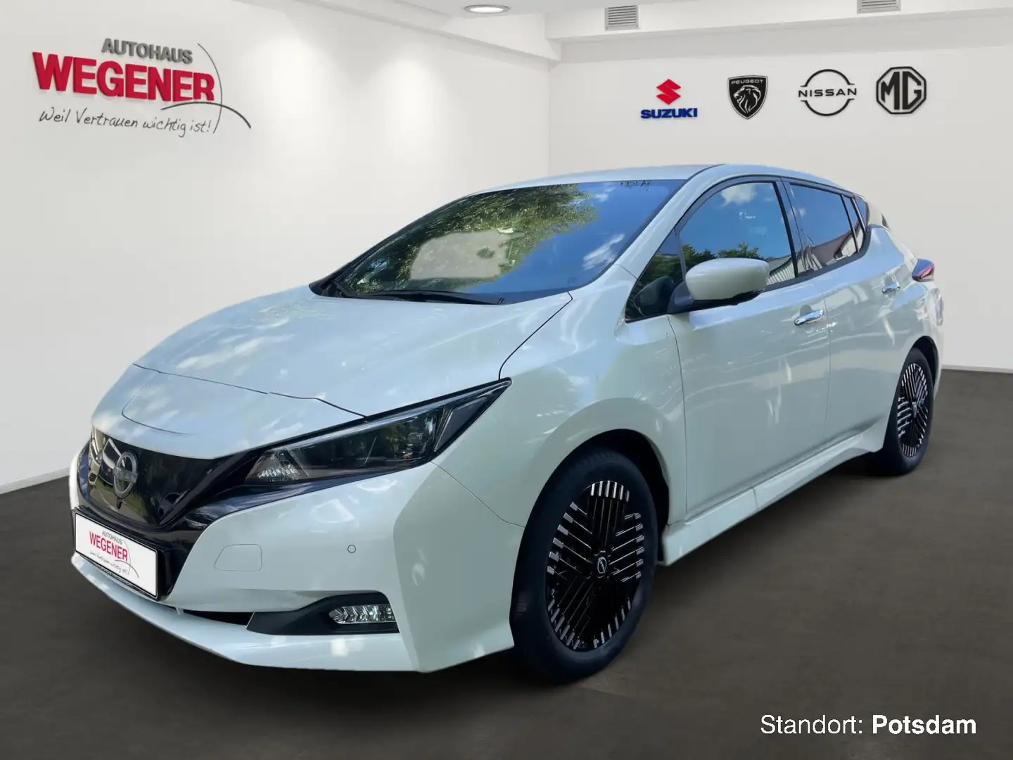 Nissan Leaf LEAF N-CONNECTA LED 360° Kamera, Sitz-/Lenkradhe Bílá - 1