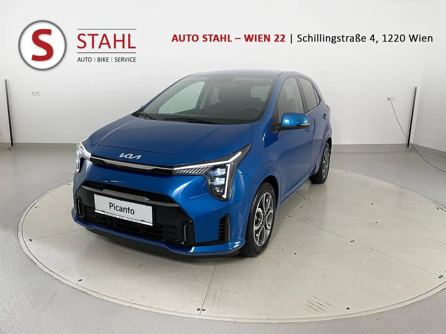 Kia Picanto 1,2 DPI Gold | Stahl Wien 22 Blau - 1