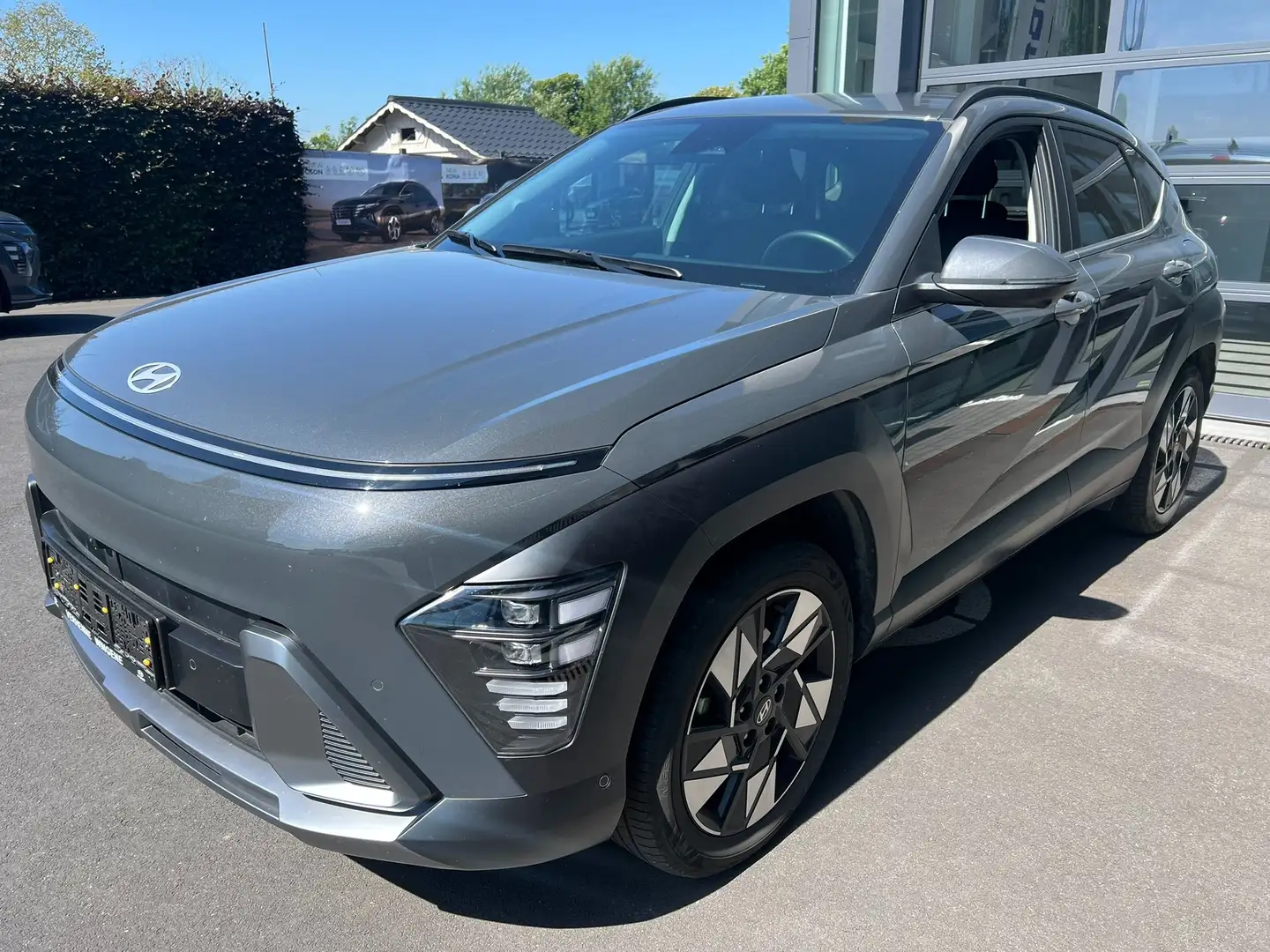 Hyundai KONA Kona 1.6 GDI DCT Hybrid Shine Top tweedehandswagen Grijs - 1