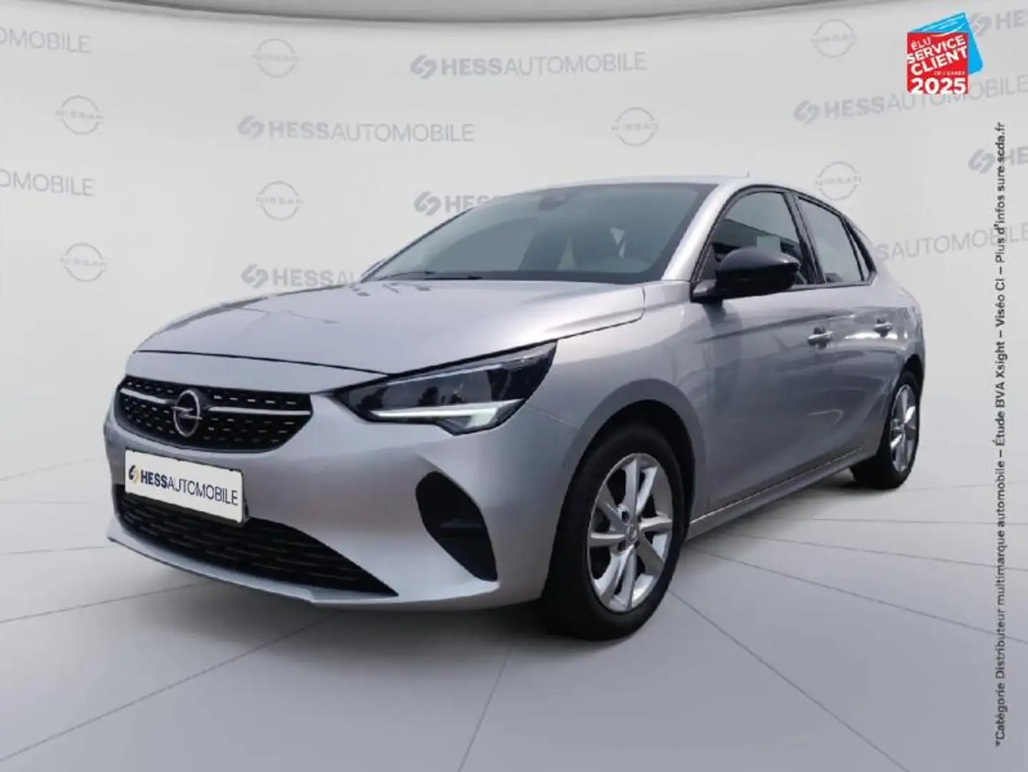 Opel Corsa-e 1.2 75ch Elegance Business GPS Gris - 1