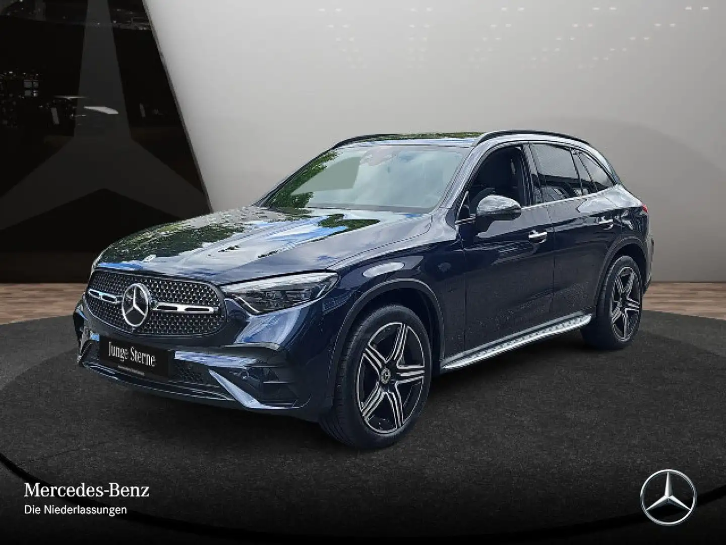 Mercedes-Benz GLC 450 d 4M AMG+NIGHT+PANO+360+AHK+BURMESTER+9G Bleu - 2