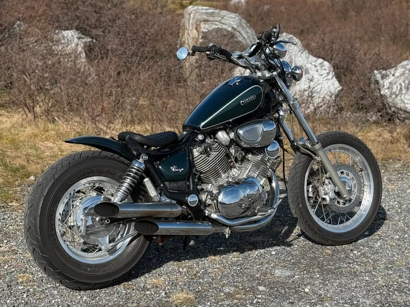 Yamaha XV 750 Virago Green - 2