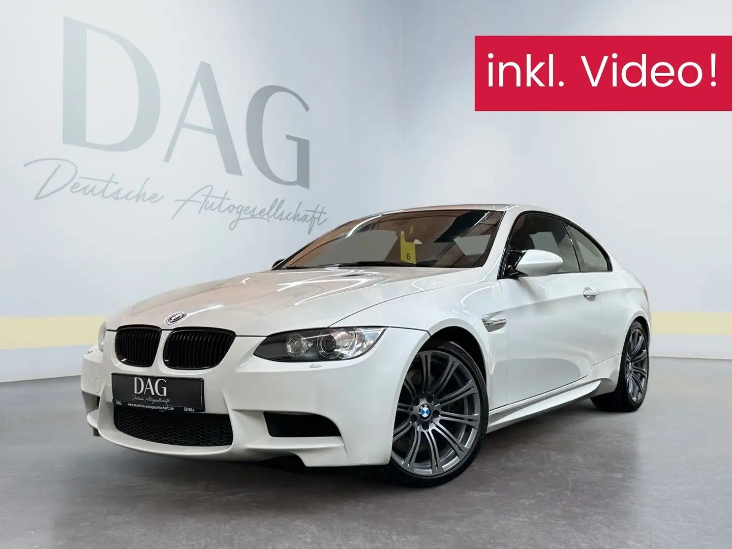 BMW M3 Coupé +BI-XENON+S.DACH+KESSY+NAVI+LEDER+HIFI+ Weiß - 1