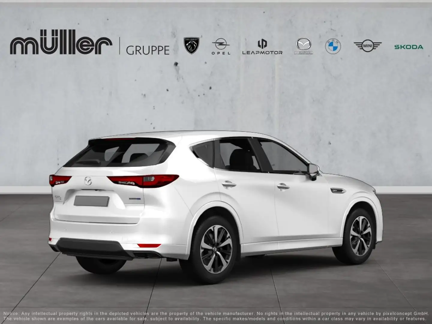 Mazda CX-60 D 254 PS HOMURA P-GSD DA-P CON-P PRE-COM-P Weiß - 2