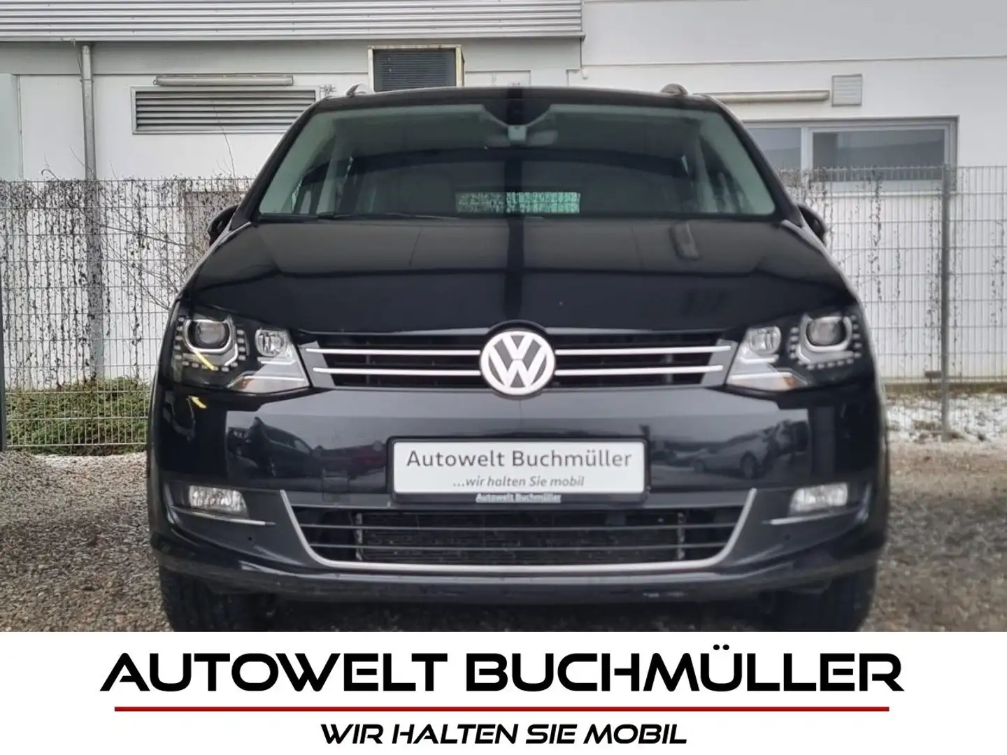 Volkswagen Sharan 1.4 TSI DSG,7-SITZE,LEDER,AHK,KAMERA,ACC Schwarz - 1