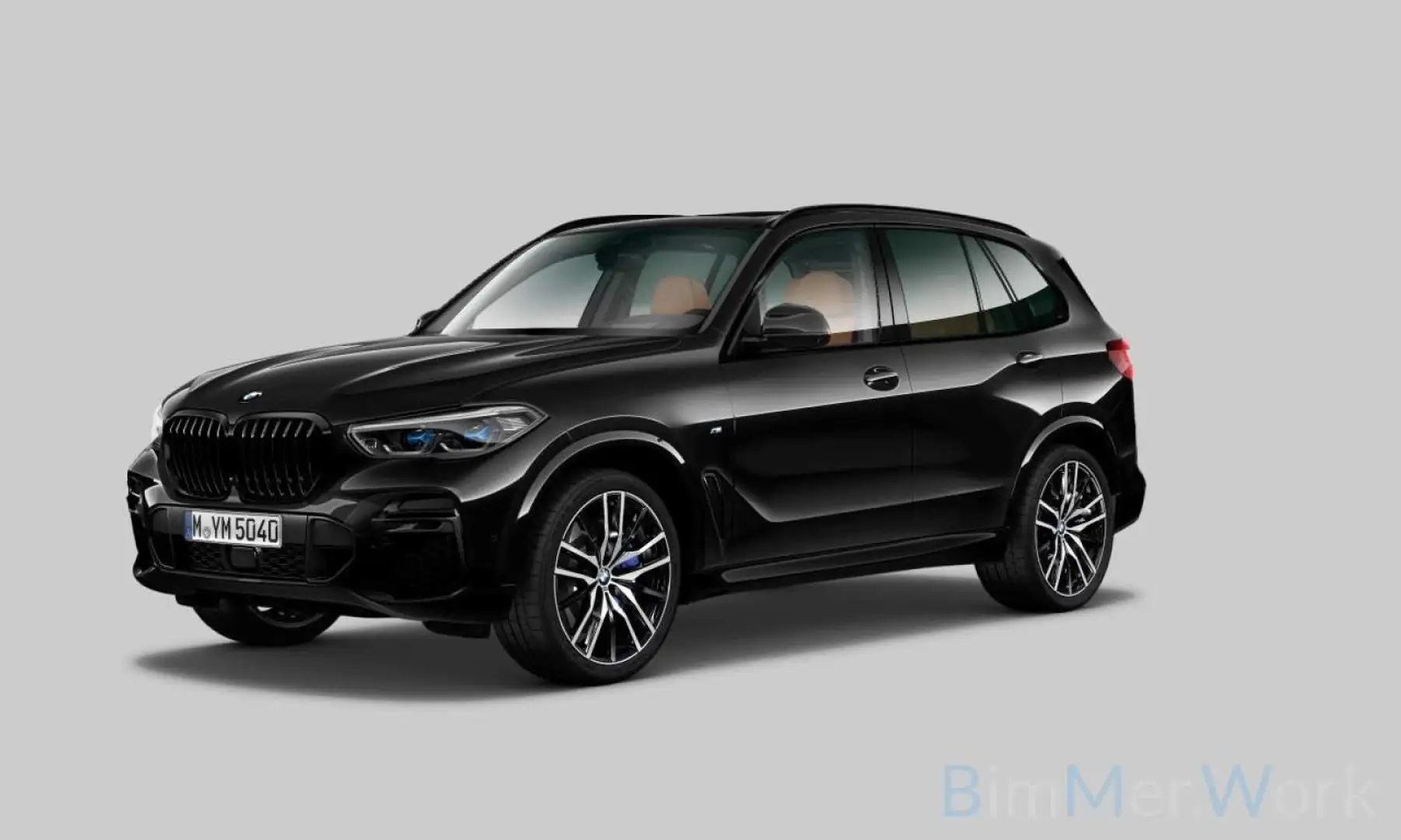 BMW X5 M Sport 360°Laser ACC SoftCl DAB 22Zoll Schwarz - 1