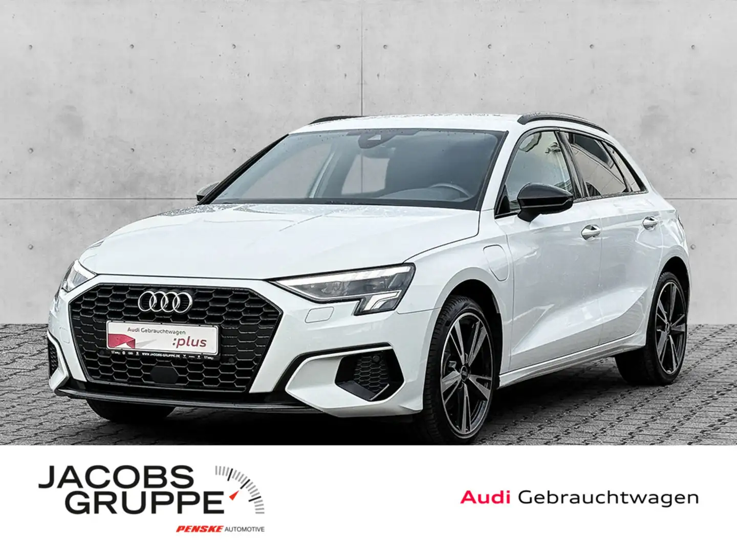 Audi A3 Sportback 40 TFSI e Blackp./AHK/LED S line Weiß - 1