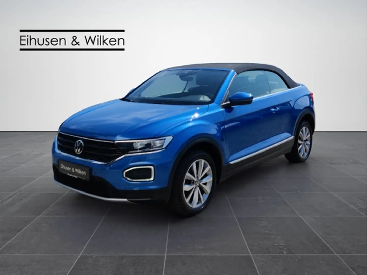 Volkswagen T-Roc Cabriolet 1.0+TSI+STYLE+LED+AHK+SHZ+ACC+ Blau - 2