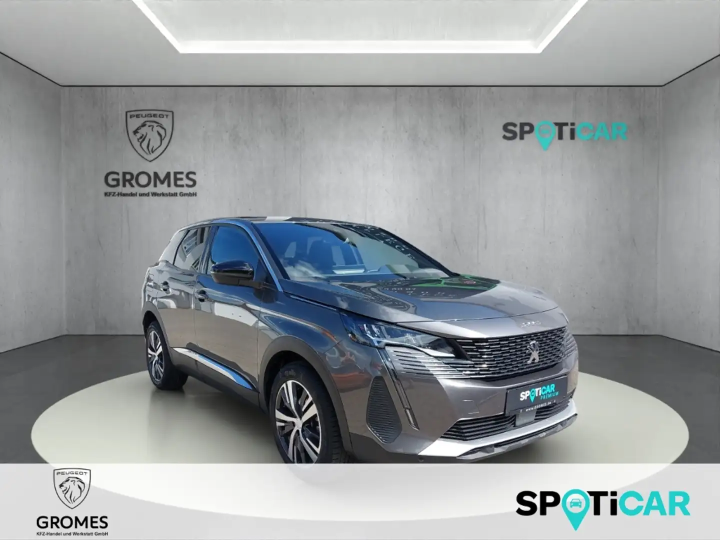 Peugeot 3008 1,2 Hybrid 145 e-DSC6 Allure Pack LED  Navi Digita Grau - 1
