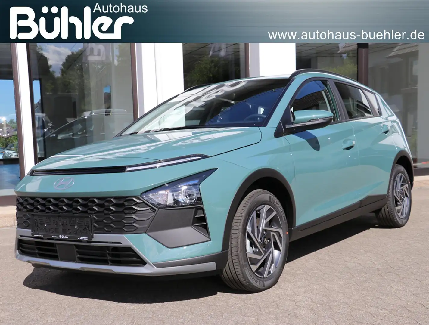 Hyundai BAYON Select 1.0 T-GDI DCT-Automatik Select, Apple Ca... Vert - 1