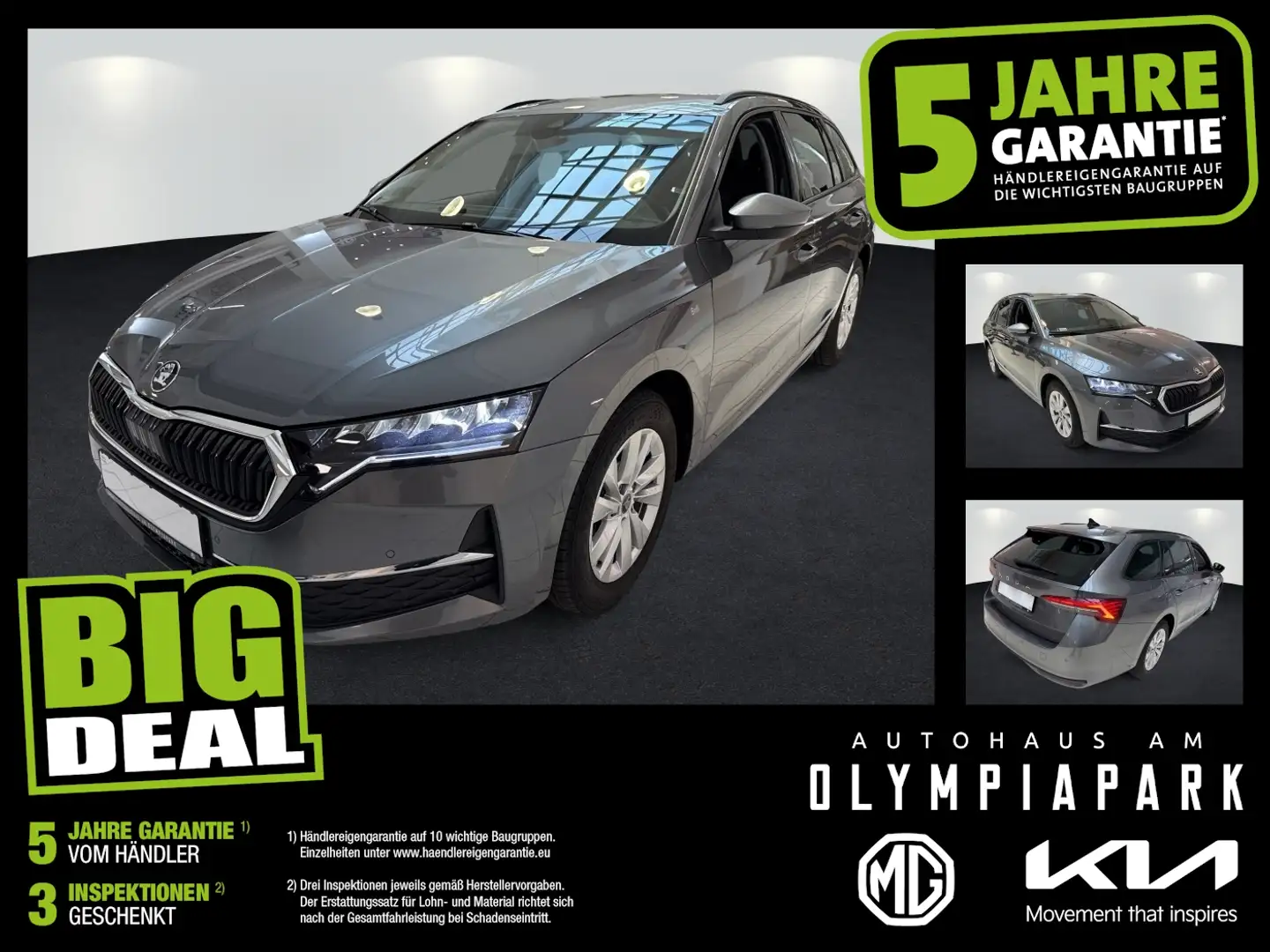 Skoda Octavia Combi Selection LED*KAMERA*PDC*KLIMAAUT* Grijs - 1