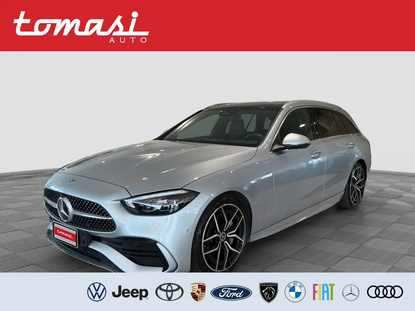 Mercedes-Benz C 220 C 220 d Mild hybrid S.W. AMG Line Premium Plus Argento - 1