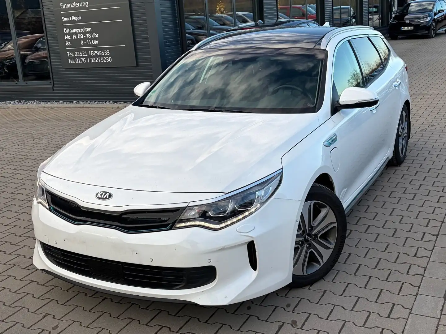 Kia Optima Sportswagon Spirit Hybrid - MOTORSCHADEN Blanc - 1