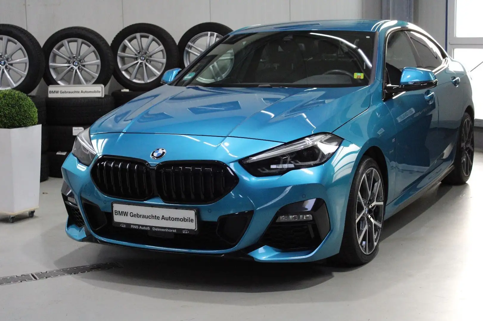 BMW 218 GranCoupé,H&K,M-Sport,Kamera,Leder,1.5Benzin Blau - 2