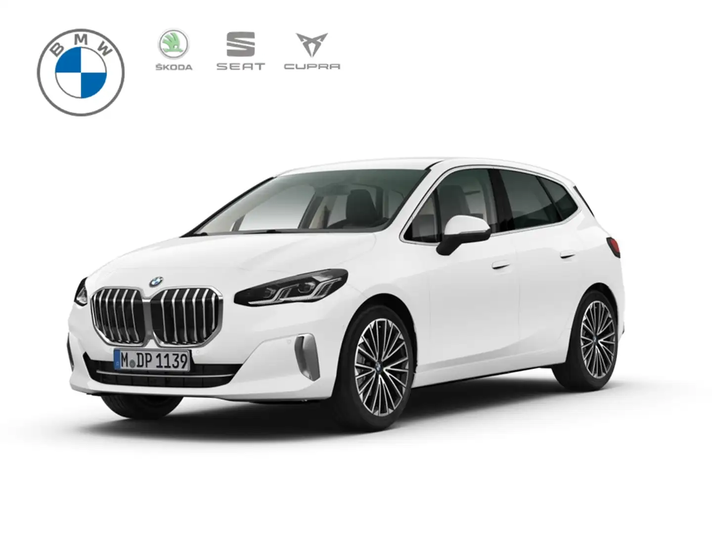 BMW 218 Active Tourer d Luxury Line*AHK*Keyless*RFK*DAB*Ad Weiß - 1