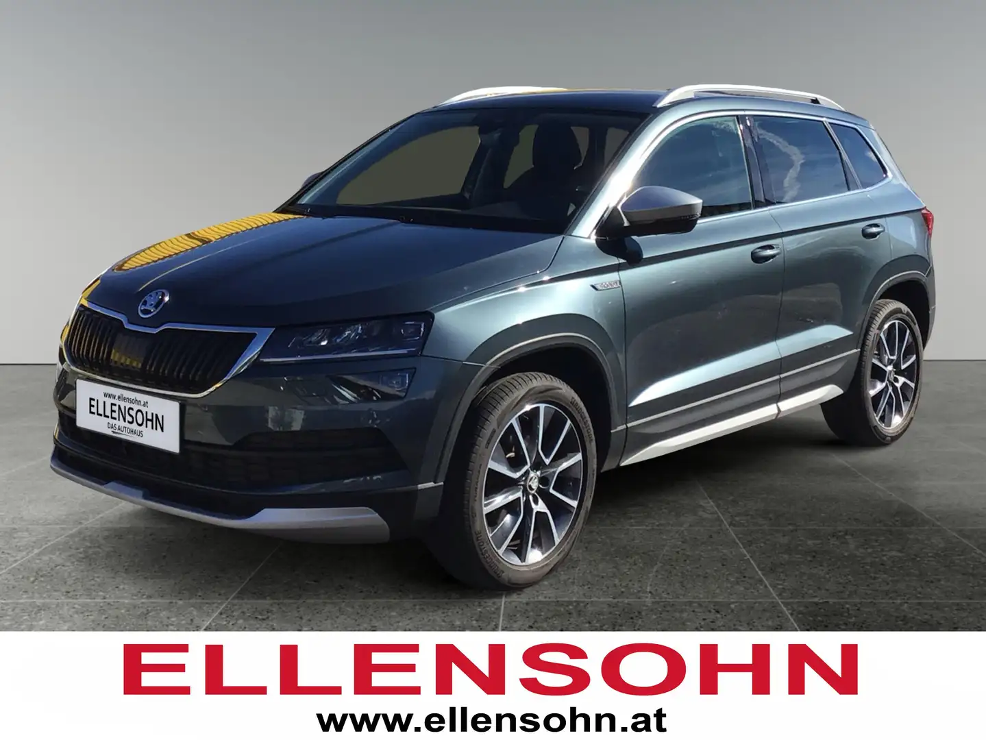 Skoda Karoq 2,0 TDI SCR 4x4 Scout 8-fach bereift! Grau - 1