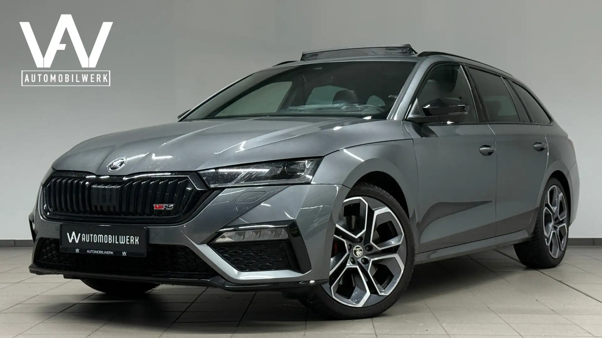 Skoda Octavia RS |PANO |H-UP |E-SITZE |LANE |SIDE |19 Grau - 1