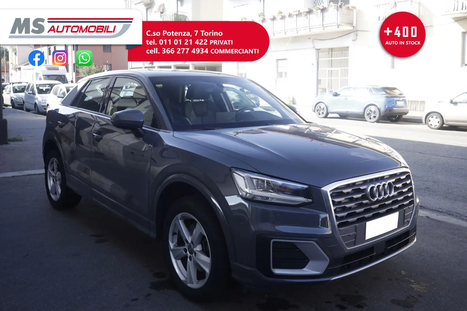 Audi Q2 Audi Q2 30 TDI 85KW ANNO 2018 Grigio - 1