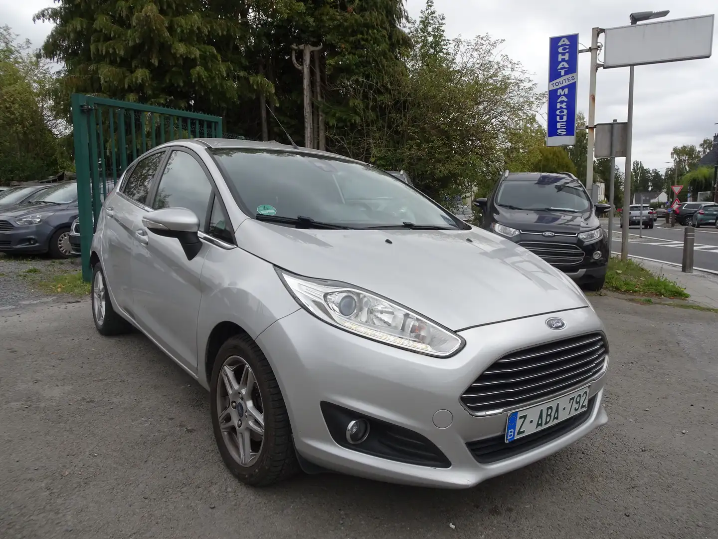 Ford Fiesta Fiesta 1.0 EcoBoost Titanium S/S Navi Camera Clim Argent - 2