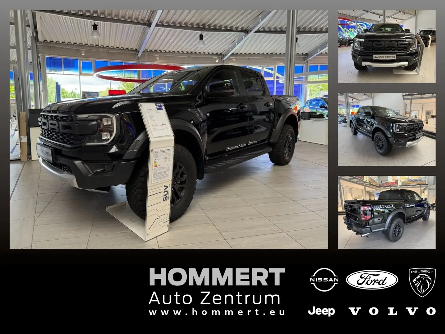 Ford Ranger Raptor 3.0 DoKa e-4WD *SOFORT VERFÜGBAR* Noir - 1