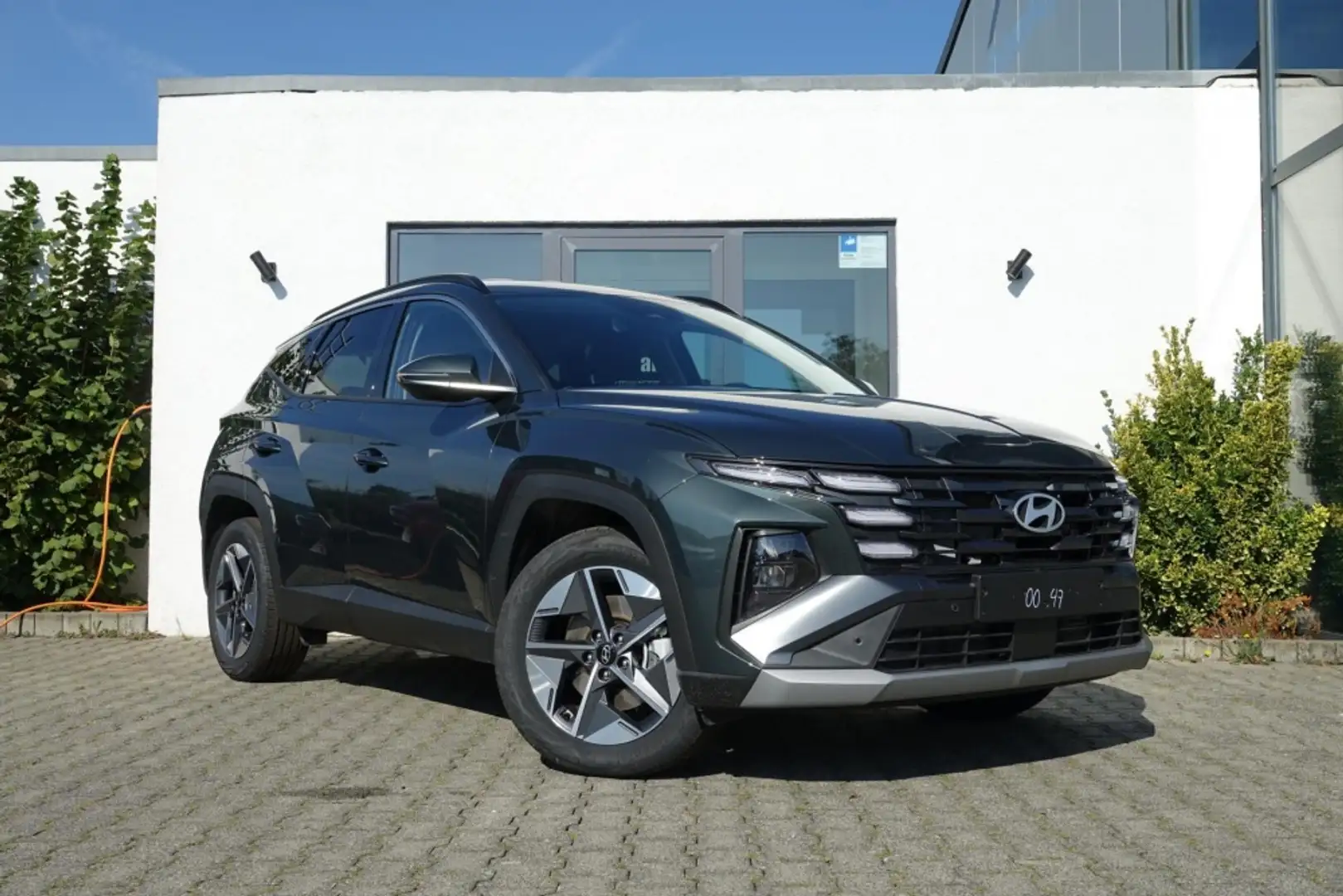 Hyundai TUCSON 1.6 T-GDi HYBRID 215PS Automatik SOFORT! Grün - 1