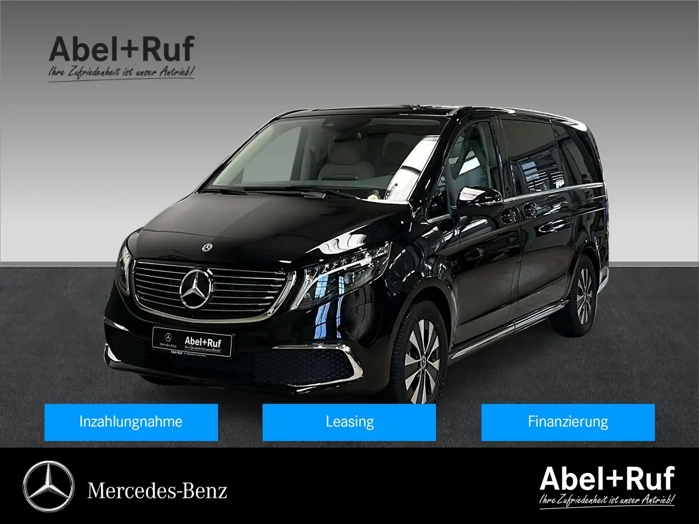 Mercedes-Benz EQV 300 Lang AVANTGARDE+MBUX+DISTRO+LED+360°+SHZ Schwarz - 1