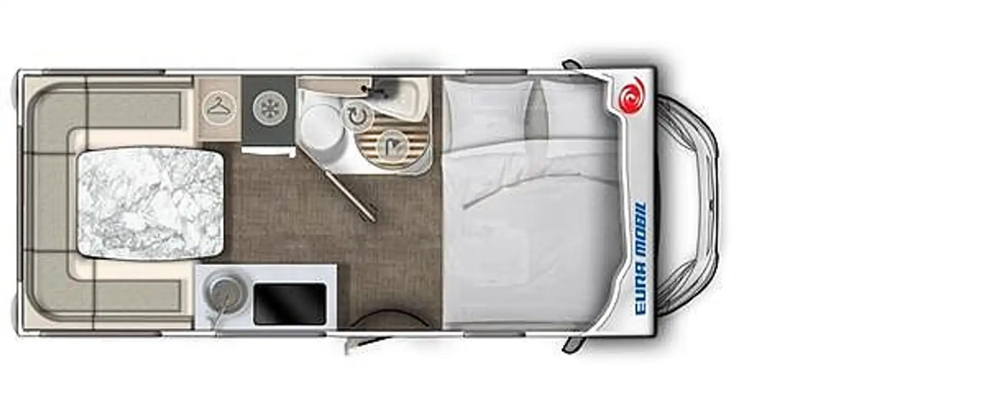 Euramobil Activa One 570 HS Automatik MJ26 Weiß - 2
