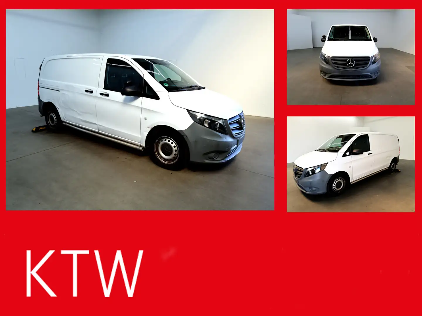 Mercedes-Benz Vito114 KA Kompakt ,Klima,Kamera,Tempomat Blanc - 1