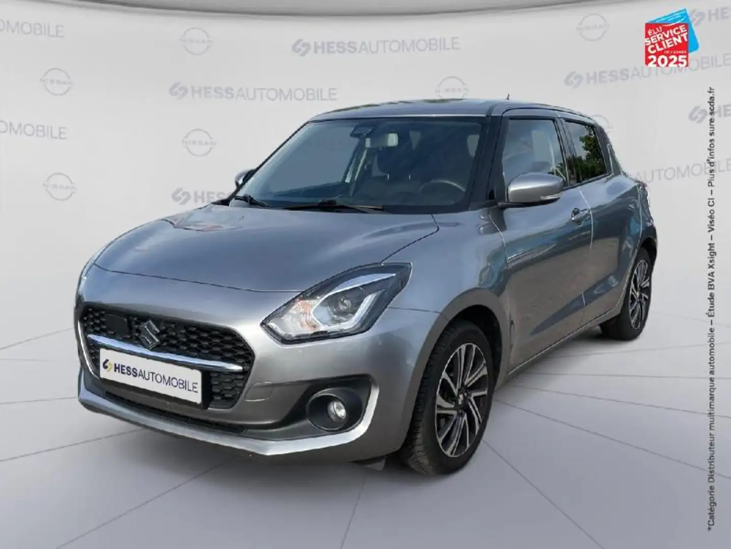 Suzuki Swift 1.2 Dualjet Hybrid 83ch Pack Sieges chauf GPS Came Gris - 1