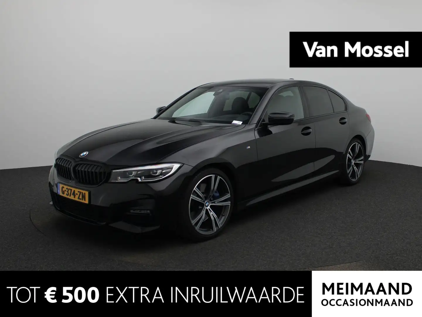 BMW 320 3-serie 320i High Executive Edition M-Sport | Lede Noir - 1